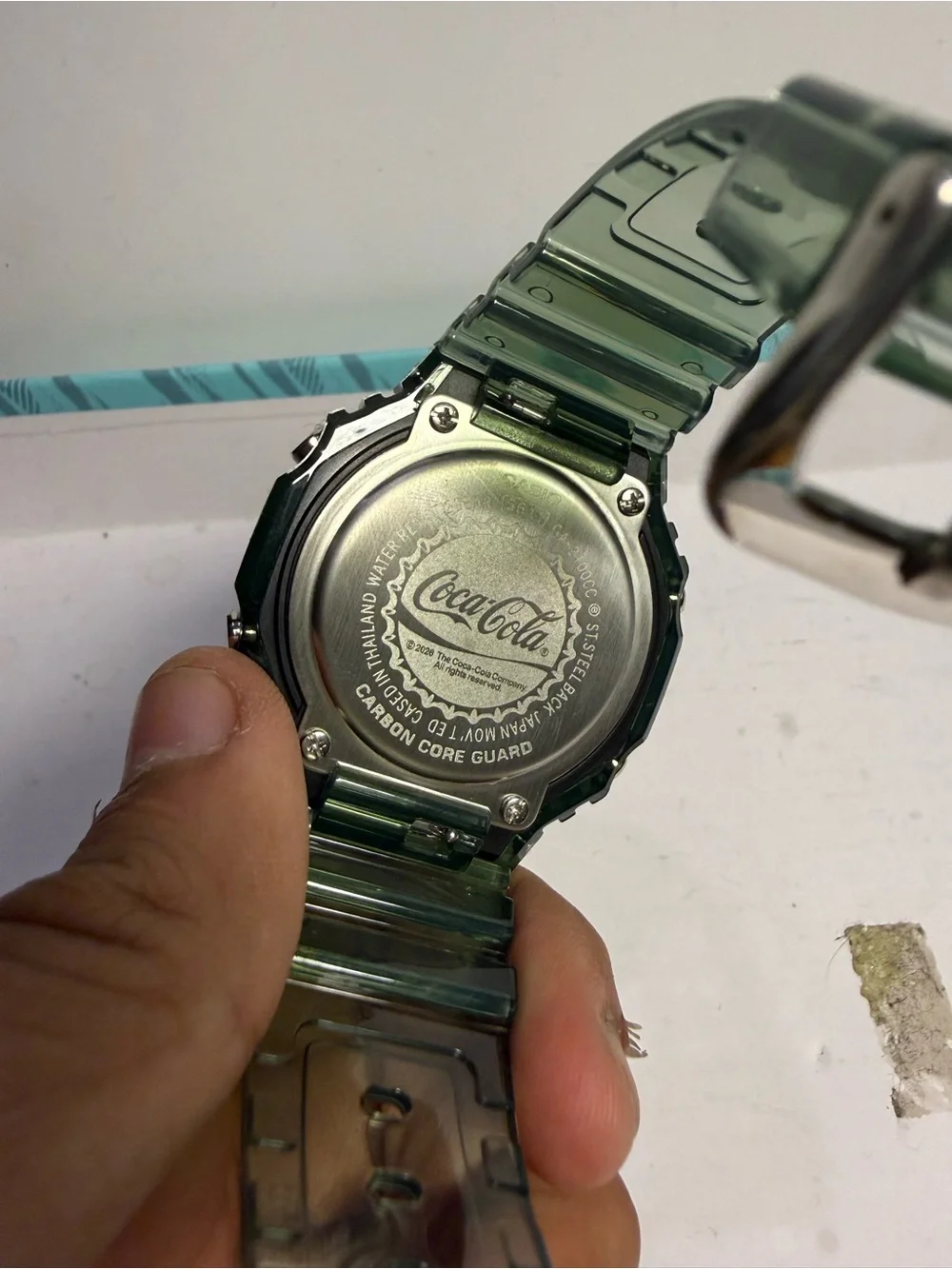 Casio G-Shock Watch - Black Case with Brown Dial and Red Accents